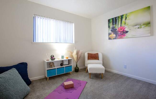 Yoga Room at The View at Catalina Apartments in Tucson Arizona