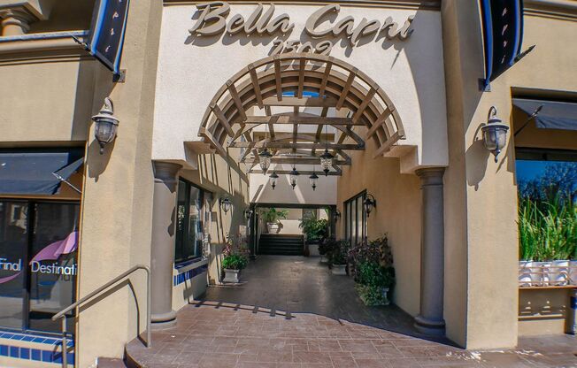 RARE Offering 2BD/2BA Furnished Condo of secured building in highly sought after Boutique Bella Capri building.