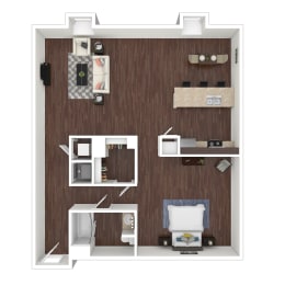 1 bed, 1 bath, 1,078 sqft, $1,200