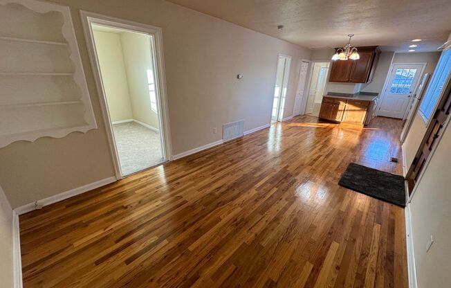 Cute little home with huge back yard.