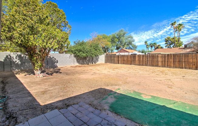 3 Bedroom + 2 Bathroom + 2 Car Carport Single Level Home in Tempe