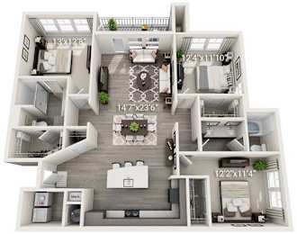 3 beds, 2 baths, 1,515 sqft, $2,020