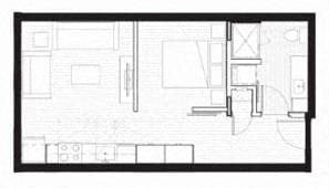 1 bed, 1 bath, 508 sqft, $1,975