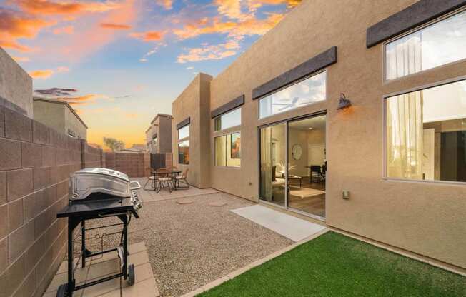 Spacious Backyard at Avilla Marana Apartment Homes in Tucson Arizona