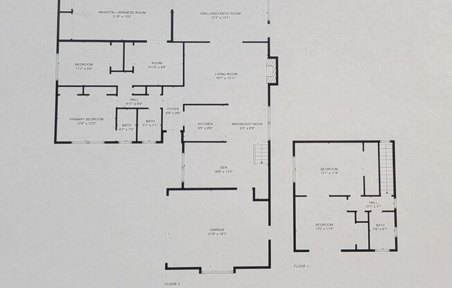 Large home with multiple extra rooms