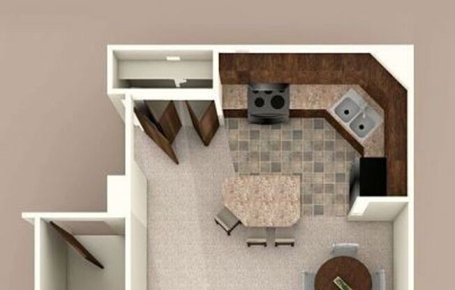 1 bed, 1 bath, 798 sqft, $1,475, Unit 1054 - 206