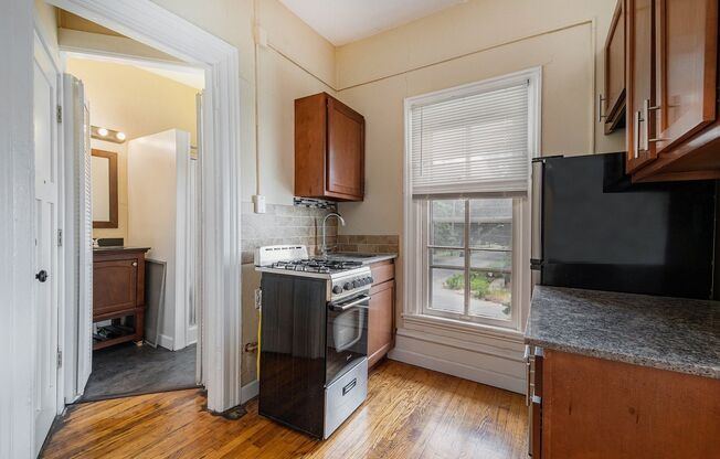 Attractive Remodeled Efficiency 2nd floor Studio, turn of the century building NO UTILITIES! - Ask about our no security deposit option!