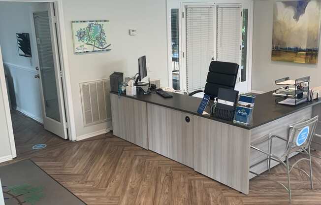 Leasing Office Desk  at Huntington Apartments, Morrisville, NC, 27560