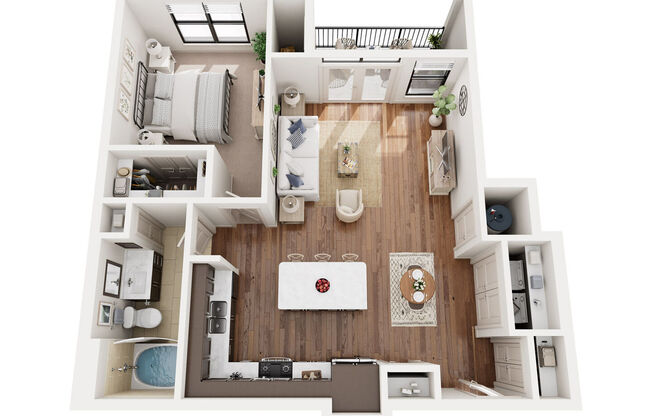 1 bed, 1 bath, 783 sqft, $1,518