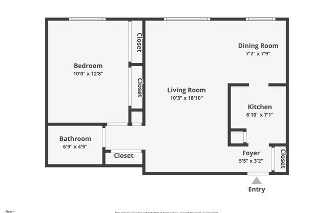 1 bed, 1 bath, 600 sqft, $1,750, Unit 521-503