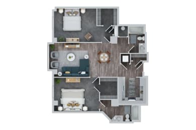 2 beds, 2 baths, 1,068 sqft, $2,014