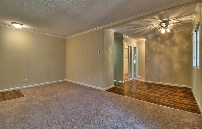 Spacious rooms with beautiful ceiling at Boardwalk, Palo Alto, California