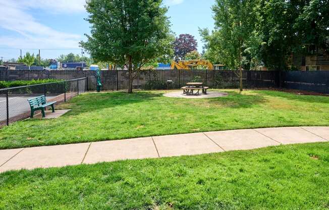 Walk trail at Monroe Avenue Apartments, Oregon