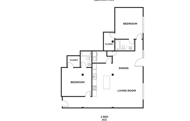 2 beds, 2 baths, 1,455 sqft, $2,790