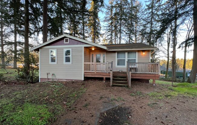 Renton/Issaquah area 3 bed 2.5 bath home with elevator and a large shop and covered deck area. Available NOW!