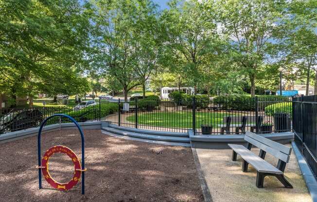 Dog park  at Lenox Park, Maryland, 20910