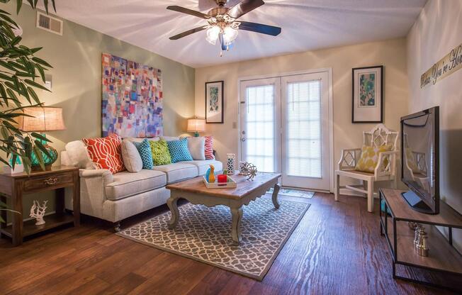 Your new living room in the Dogwood at Ashwood Cove