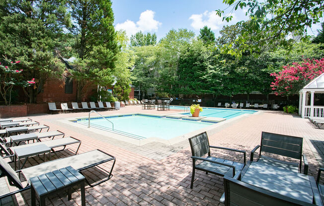 Pool Sitting Area