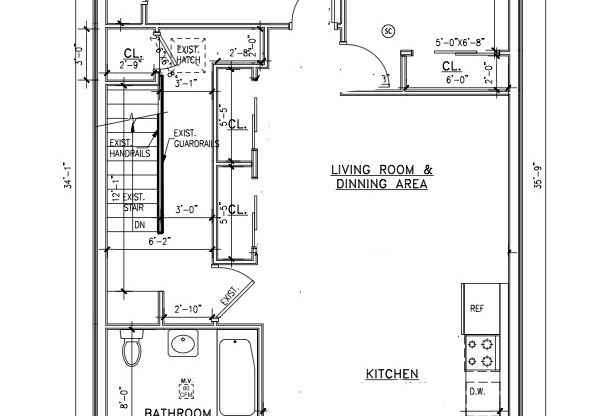 2 beds, 1 bath, $3,595, Unit 3