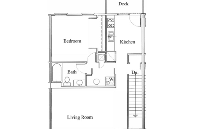 1 bed, 1 bath, 752 sqft, $2,050, Unit 253-05