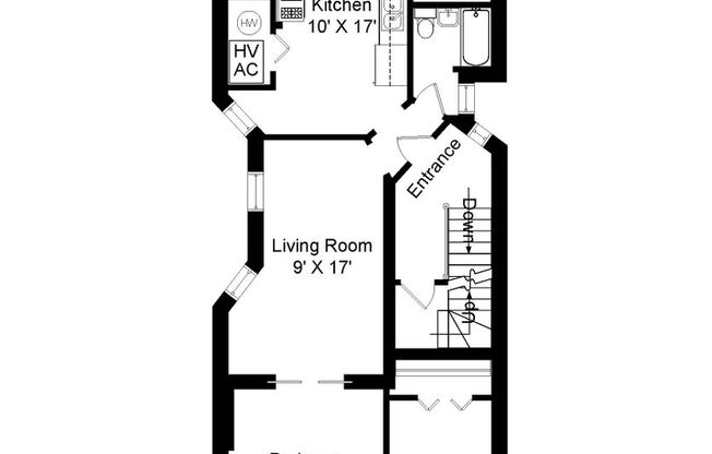 1 bed, 1 bath, 875 sqft, $2,150, Unit 2606RA-2