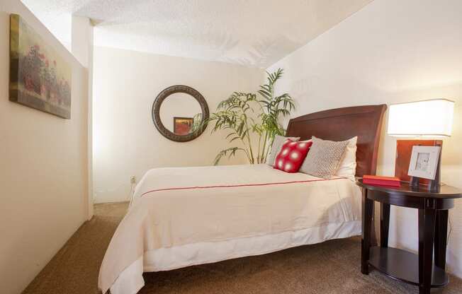 Bedroom at Comanche Wells Apartments in Albuquerque NM October 2020