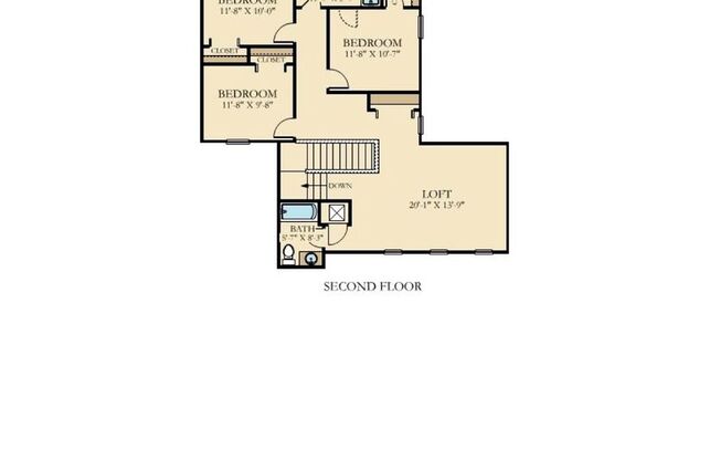 4 beds, 3.5 baths, $3,150, Unit LOT 1632