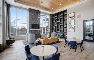 Clubroom With TV at Landings of Lexington, Lexington