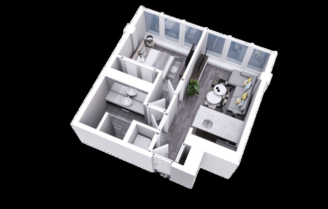 1 bed, 1 bath, 503 sqft, $1,320, Unit 501