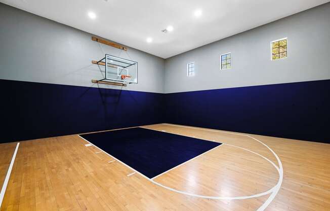 basketball court at River Stone Ranch in Austin, TX