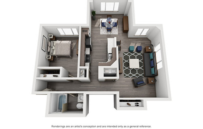 1 bed, 1 bath, 837 sqft, $2,295