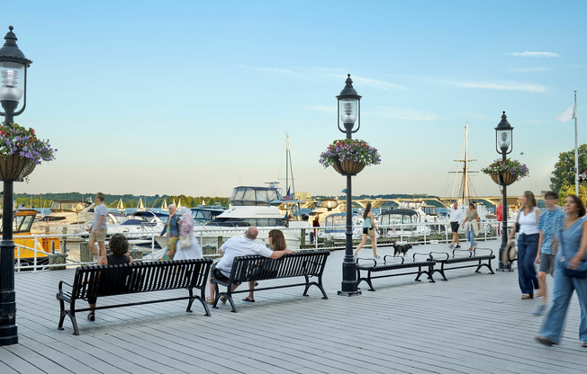 Historic charm and waterfront dining are just minutes away. Spend your weekends exploring the cobblestone streets and waterfront shops of Old Town Alexandria.