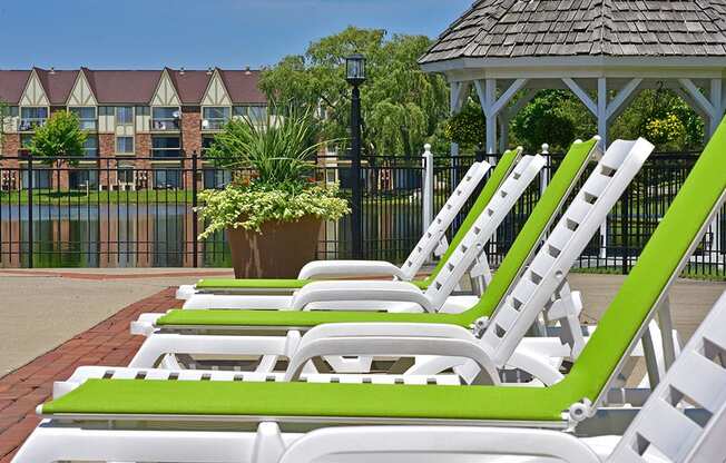 Poolside Lounge Chairs at Stone Ridge, Wixom, 48393