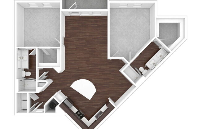 2 beds, 2 baths, 1,212 sqft, $2,345