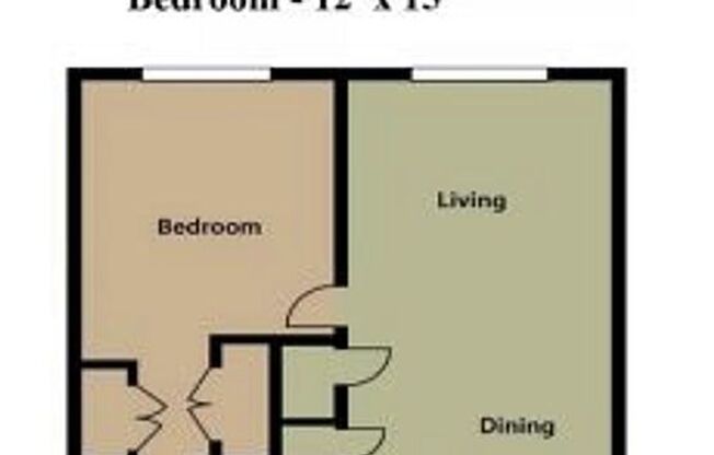 1 bed, 1 bath, 765 sqft, $1,125, Unit 2756-3