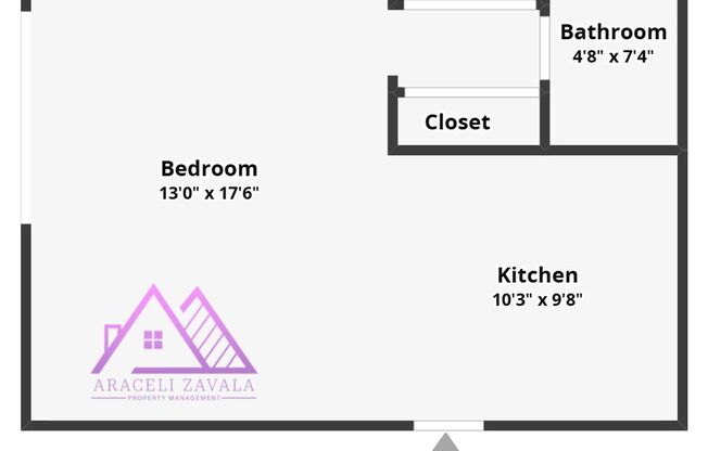 Studio, 1 bath, 475 sqft, $1,925, Unit 2