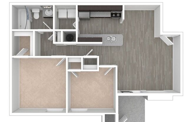 2 beds, 1 bath, 785 sqft, $1,542