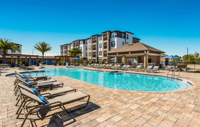 Beach Entry Pool at The Oasis at Moss Park Preserve, Florida, 32832