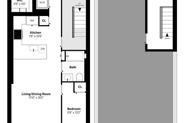 2 beds, 2 baths, 1,000 sqft, $8,000, Unit 2