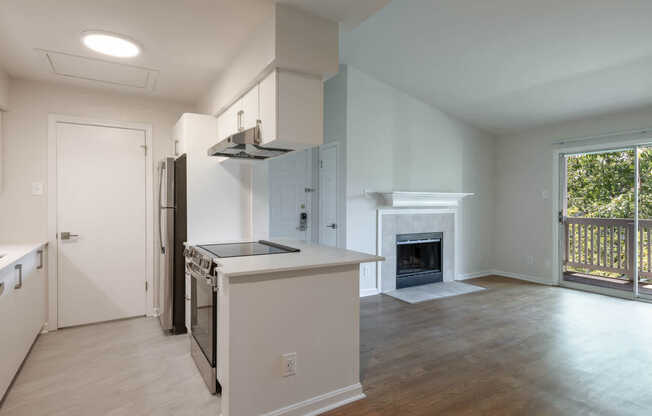 Living Room with Hard Surface Flooring