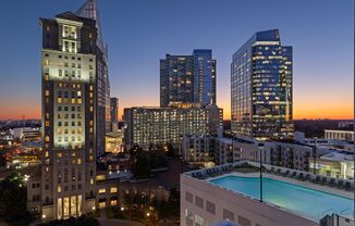 High-rise Luxury 1 Bedroom Buckhead Condo, Skyline Views of Atlanta!