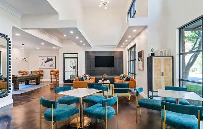 Dwell at McEwen Apartment Homes in Franklin, TN - Clubroom