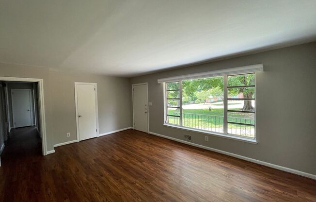 3 bedroom 1.5 bath house available!   Large yard!