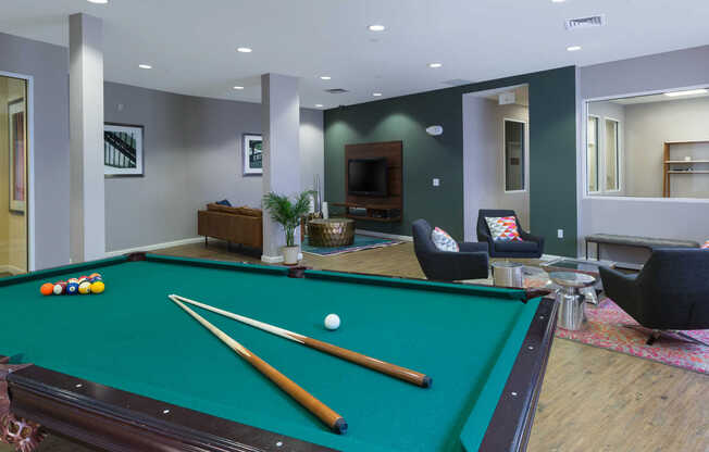 Clubhouse with Pool Table