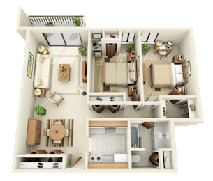 2 beds, 1 bath, 925 sqft, $1,500