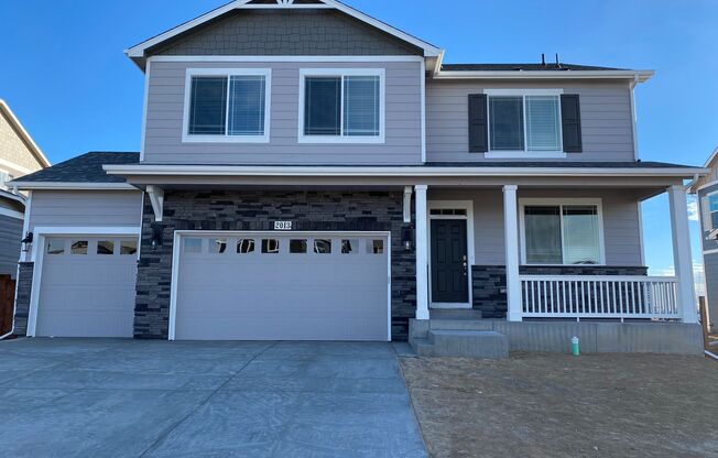 Brand New 4 bedroom, 3 bathroom home in RainDance!