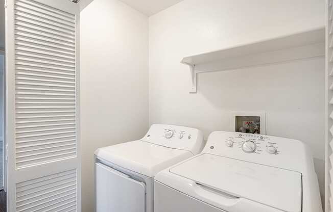 In-Unit Washer and Dryer at Deerwood Apartments