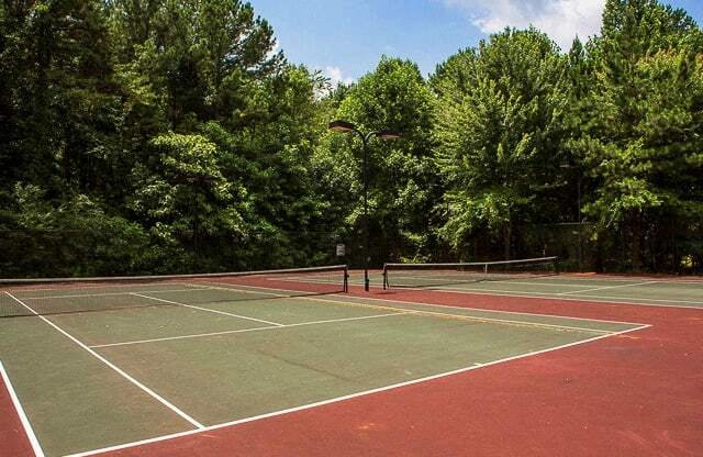 Lighted Tennis Court at Veranda property LLC, Lawrenceville, 30044