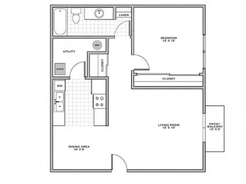 1 bed, 1 bath, 750 sqft, $1,250