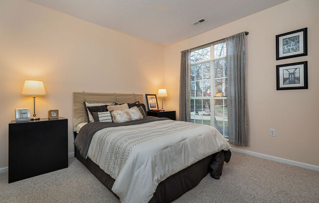 time square apartments bedroom